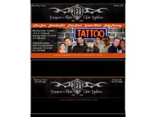 Custom designed business cards.